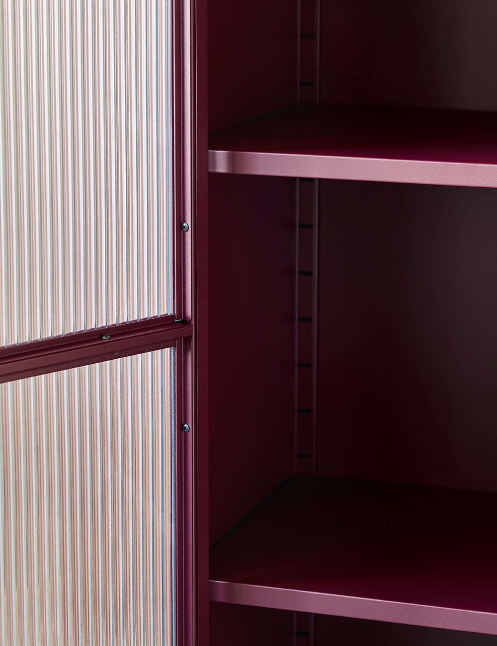 Reed Slender Cabinet in Maroon