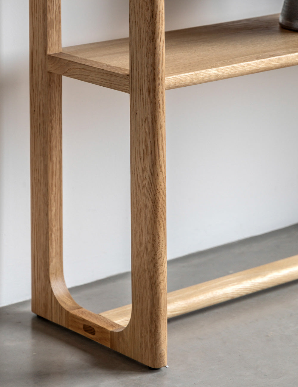 Albie Minimalist Console Table - Natural