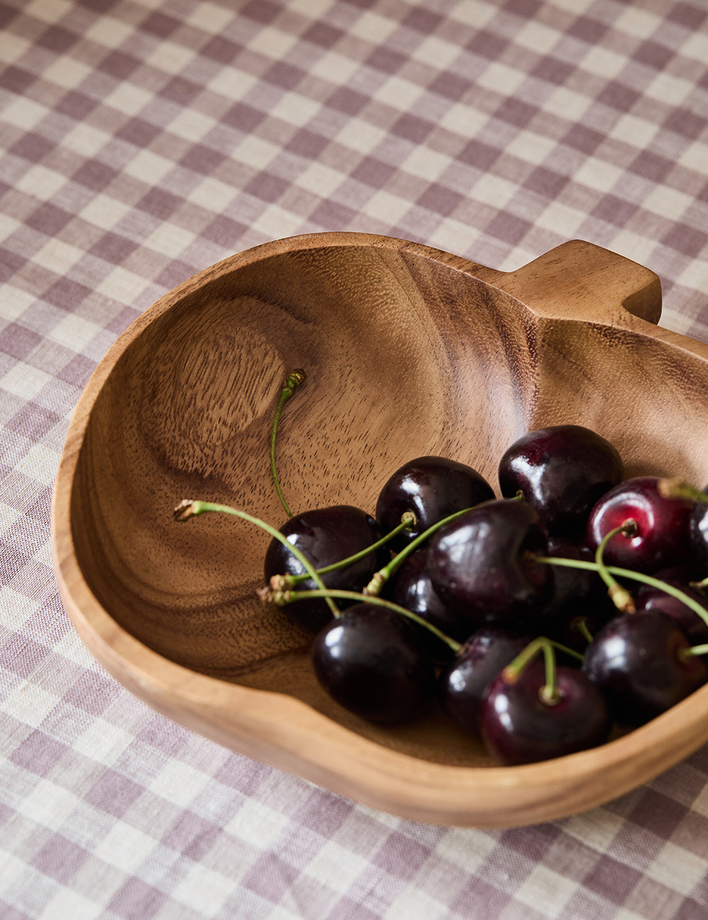 HKliving Retro Acacia apple bowl