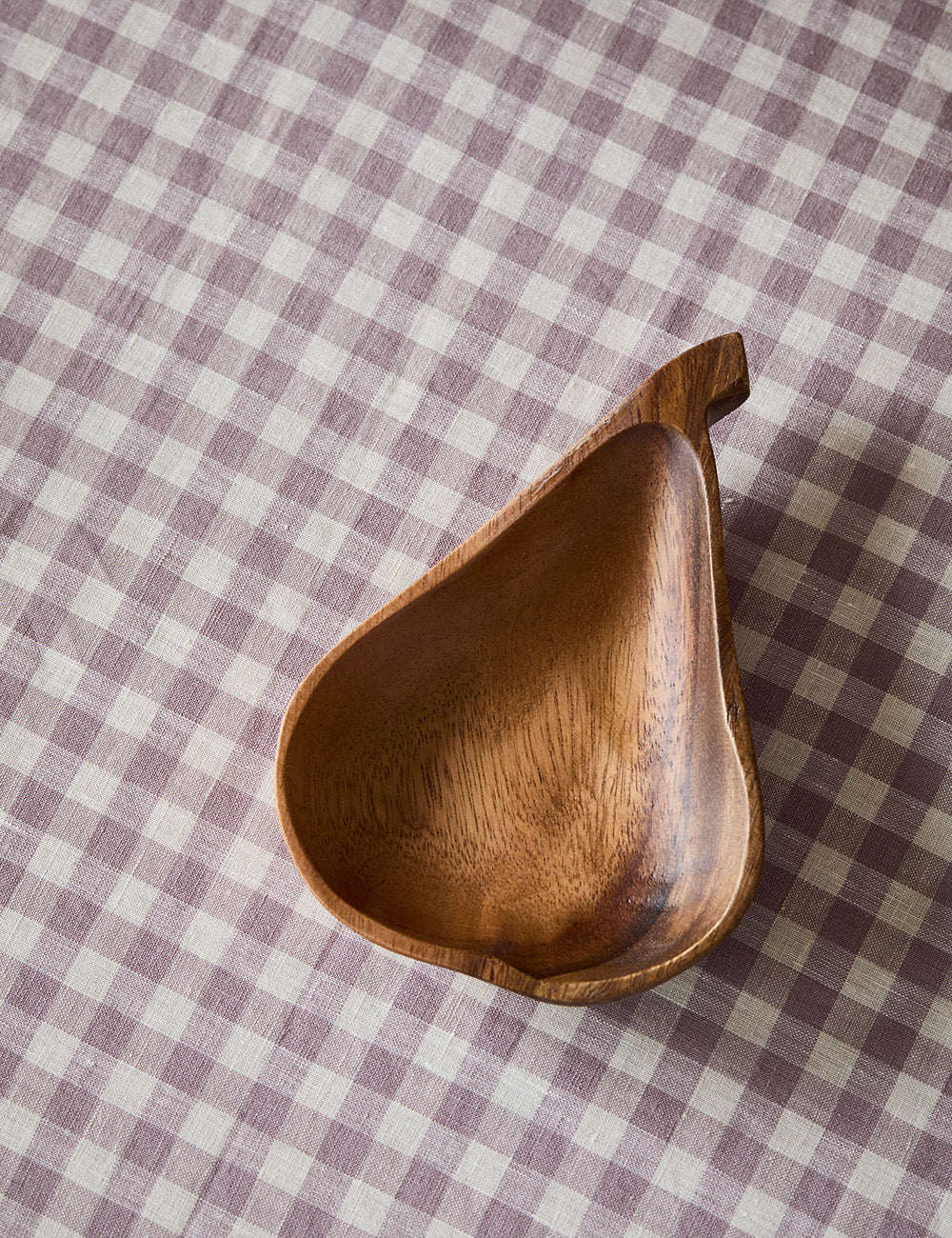 Retro Acacia Pear Bowl