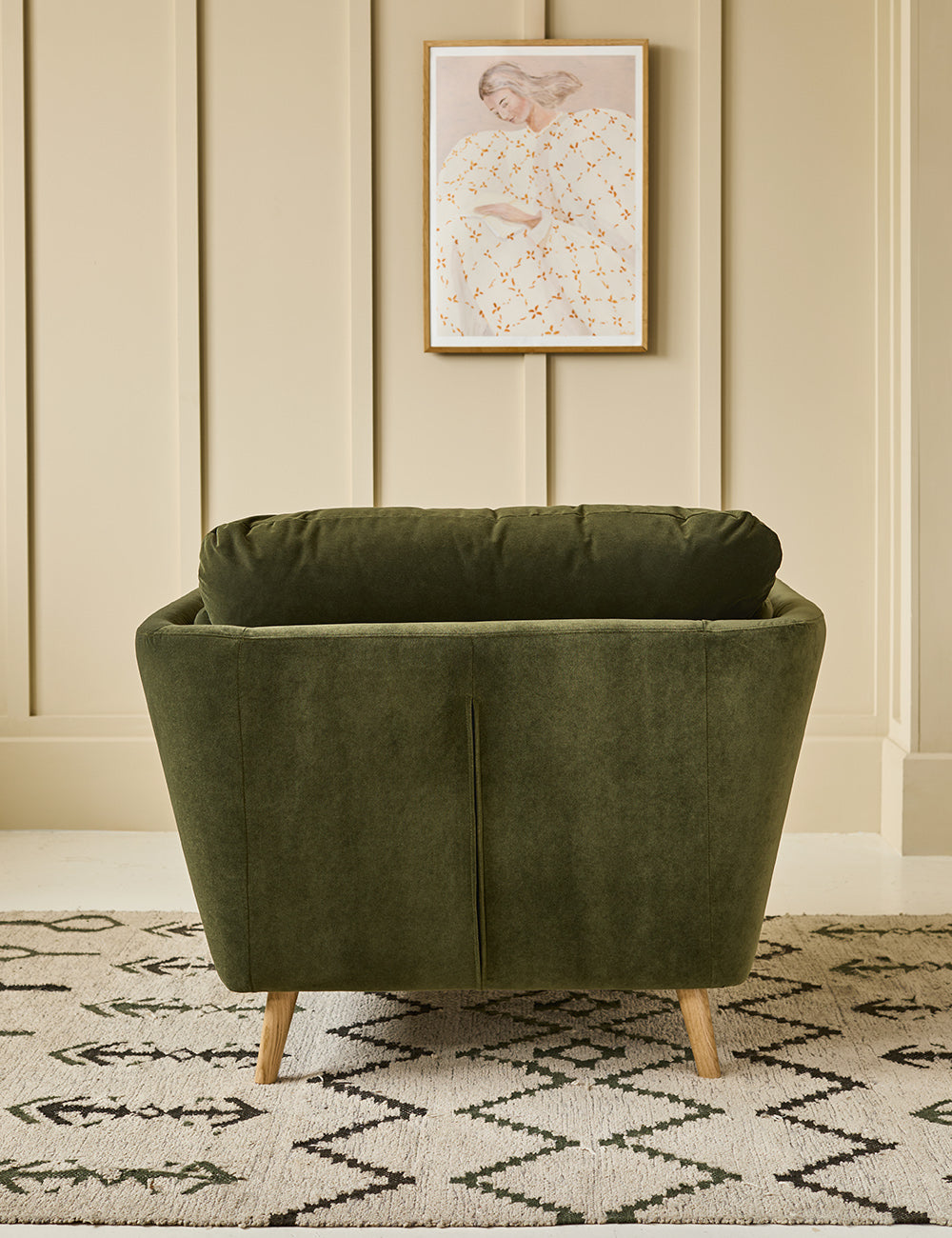 Richmond Armchair Classic Velvet Pine Green