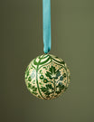 Sage Green & Cream Kashmiri Bauble