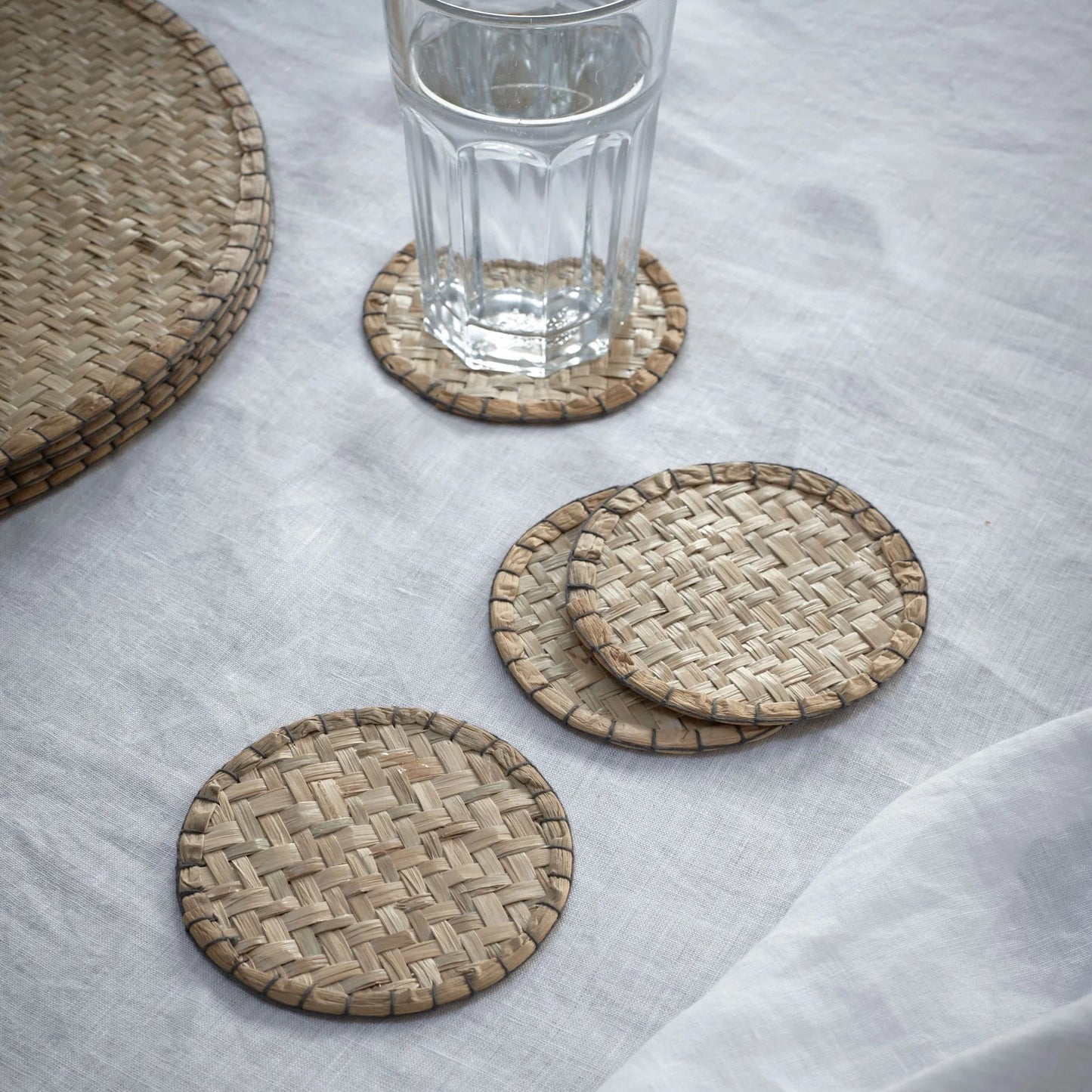 Set of 4 Seagrass Coasters