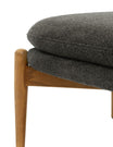 Sonny Charcoal Boucle Footstool