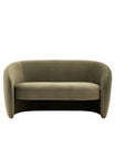 Spencer 2 Seater Sofa in Moss Green