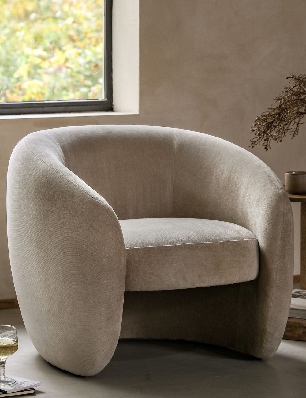 Spencer Armchair in Cream