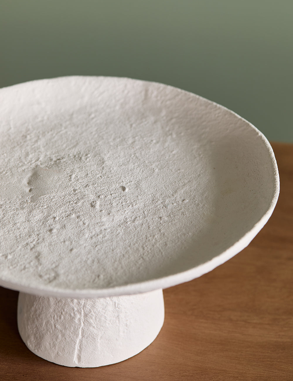 Stucco Pedestal Bowl