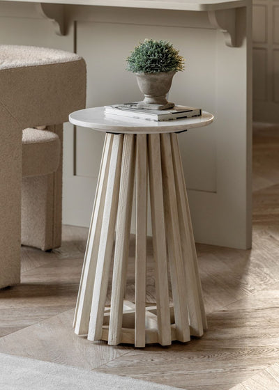 Vince Marble Side Table