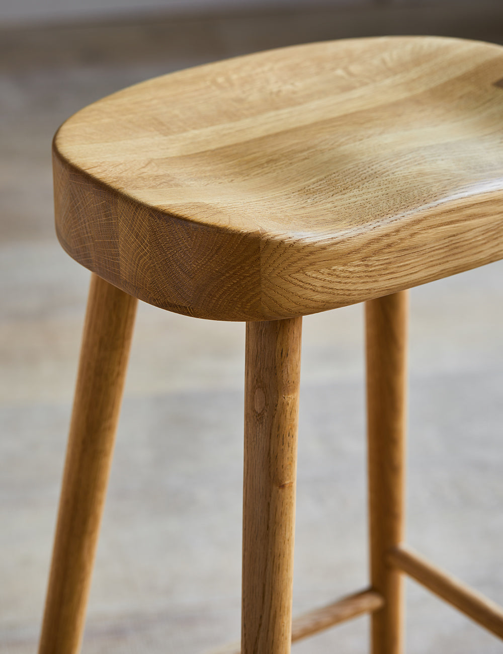 Weathered Oak Stool