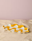 Yellow Curvy Tray