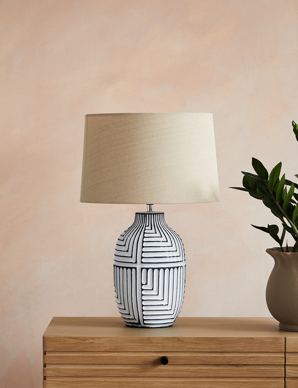 Abstract on sale table lamp