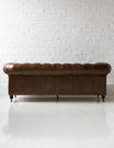 Vintage Leather Chesterfield - 3 Seater