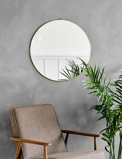Large Industrial Mirror with Shelf | Mirrors | Rose & Grey – Rose and Grey