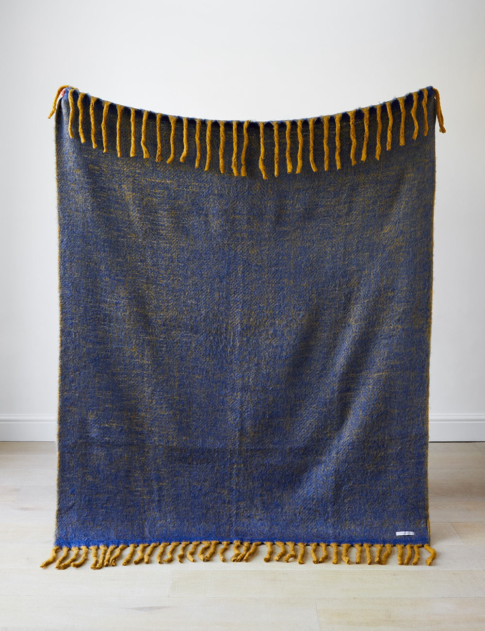 Luxury Blue Yellow Throw